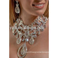 ballroom dance rhinestone jewelry set